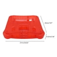 thumbnail image 4 of JZROCKER Translucent Shell for N64 Video Game Console with Rubber Buttons Screwdrivers, 4 of 6