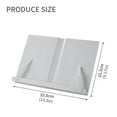 thumbnail image 6 of RUISINERY Adjustable Reading Stand For Tablet Book Cookbook Rack Textbook Stand With Page Clips Foldable Bookrest For Book Laptop, 6 of 7