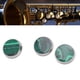 thumbnail image 5 of Tapa de Válvula de Trompeta de 3 piezas, Mejora la precisión de la Tecla, Botón de Dedo de metal Verde integra para piezas de válvula de trompeta, 5 of 7