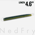 thumbnail image 5 of 6th Sense Fishing NedFry 4.6 - Chartreuse Pepper, 5 of 5