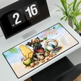 thumbnail image 3 of Scottish Terrier Hello Summer with Sunglasses and Surfboard Tropical Vibes Desk Mat Full Keyboard Mouse Pad Scottie Dog Lover Gifts Large Mousepad - 00007, 3 of 5