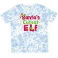 thumbnail image 3 of Inktastic Christmas Santa's Cutest Elf Boys or Girls Toddler T-Shirt, 3 of 5