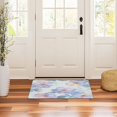 thumbnail image 3 of Yayeee Doormat for Inside 20"x32" Absorbent Low-Profile Washable Non-Slip Rubber Backed Entryway Rug, Pastel Flower Pattern, 3 of 8