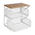 thumbnail image 3 of DimyFew Coffee Bar Station Organizer Decor Accessories for Pantry Office Coffee Shop White L, 3 of 8