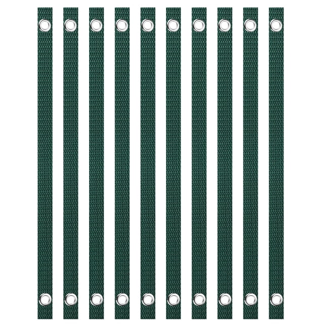 Uxcell 31.5 Inch Tree Straps for Staking, 9 Pack Tree Support Straps with Grommets, Green