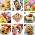 thumbnail image 5 of Cake Boxes with Window - 10Pcs Oilproof Kraft Paper Bakery Boxes, Square Cardboard Disposable Cake Box for Pastries, Cookies, Pie, 5 of 8