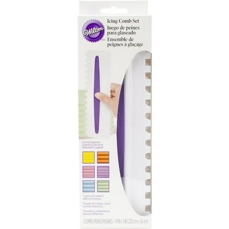 Wilton Icing Comb Set, 2 Designs 3 pc. 417-1154