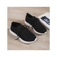 thumbnail image 3 of White Sneakers for Women Lace Up Shoes Wide Width Running Athletic Shoes Comfort Trainers Non Slip Black 5, 3 of 8