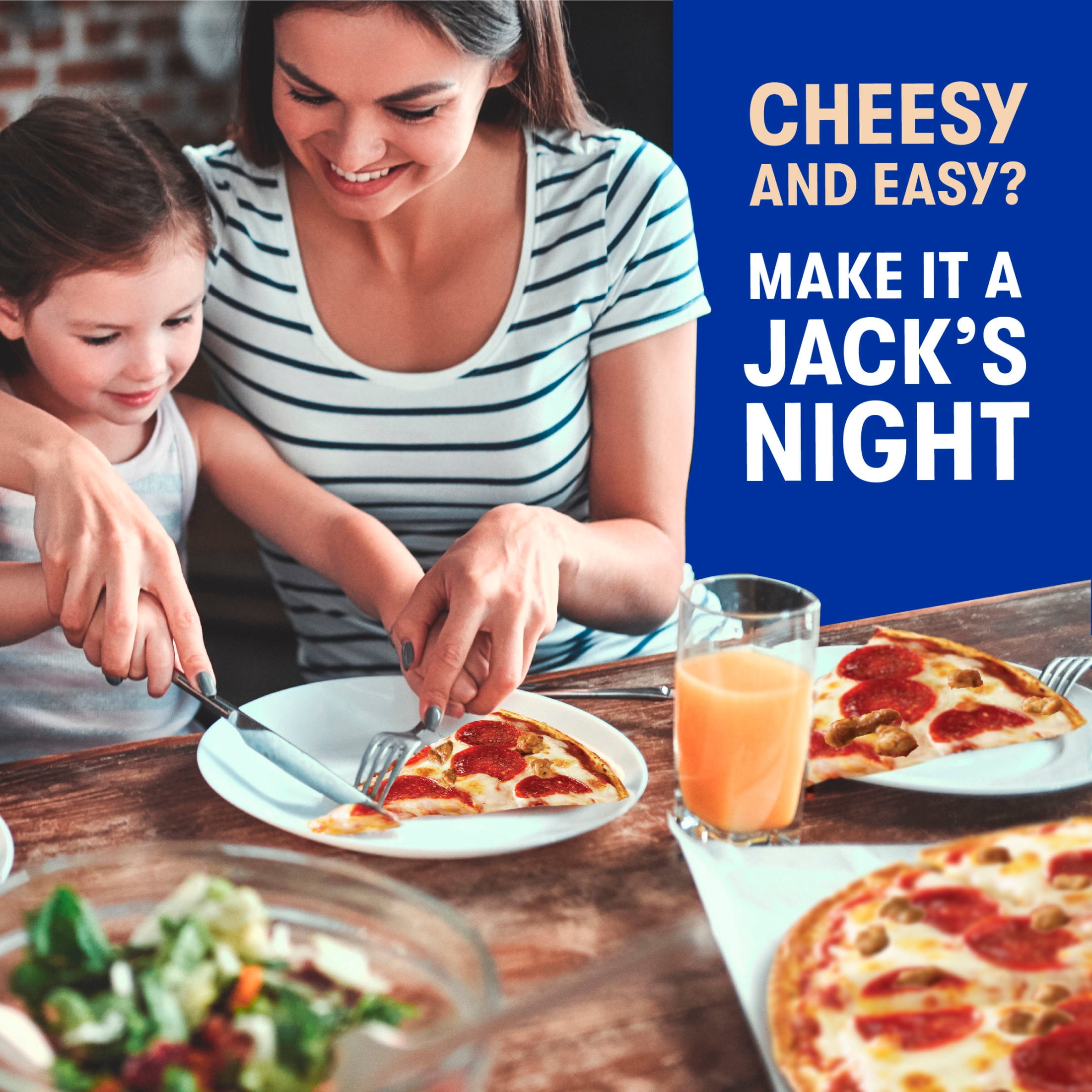 Jack's Frozen Meat Pizza, Sausage, Pepperoni and Cheese, Original Thin Crust Pizza for Grilling, 15 oz (Frozen)​