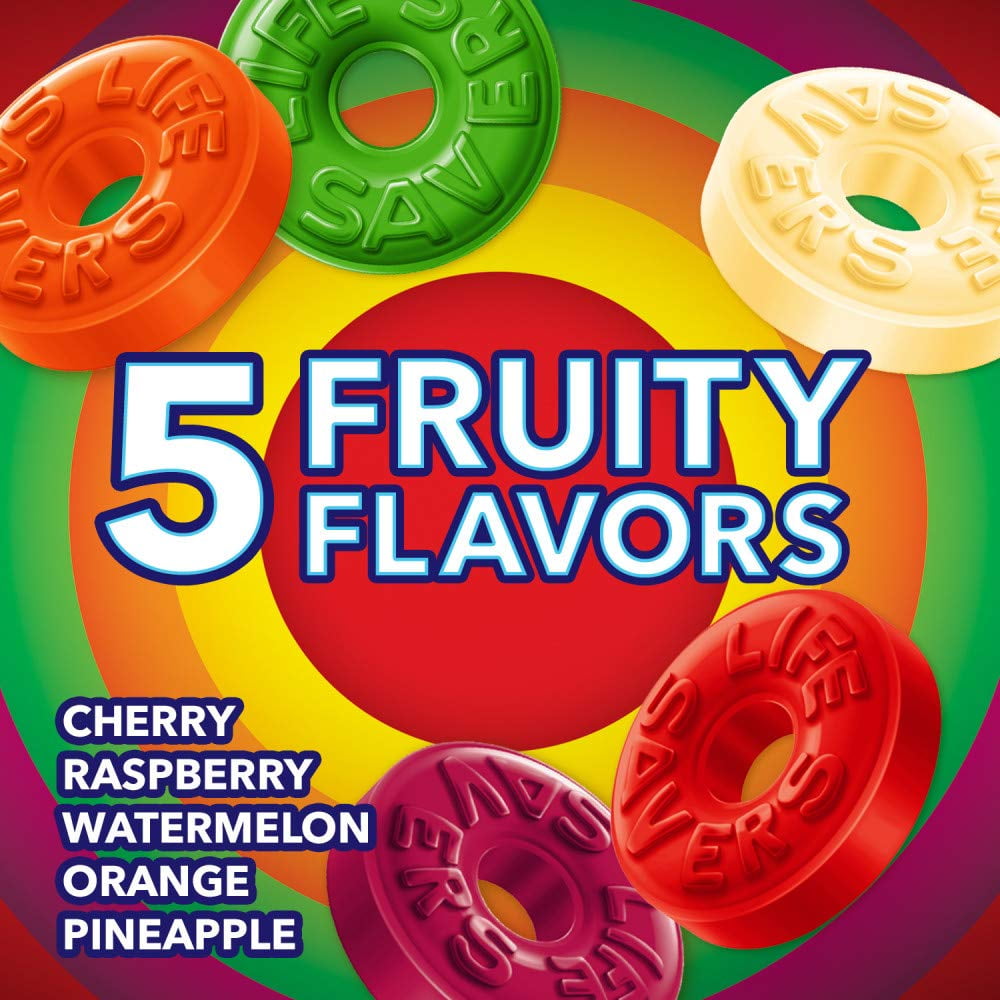 LIFE SAVERS Hard Candy 5 Flavors, 50-Ounce Party Size Bag - Classic LIFE SAVERS Hard Candy for Parties, Offices, Celebrations and More