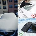 thumbnail image 4 of Funda para parabrisas de coche, funda magnética plegable y extraíble para nieve, hielo, escarcha, polvo y sol, 4 of 5