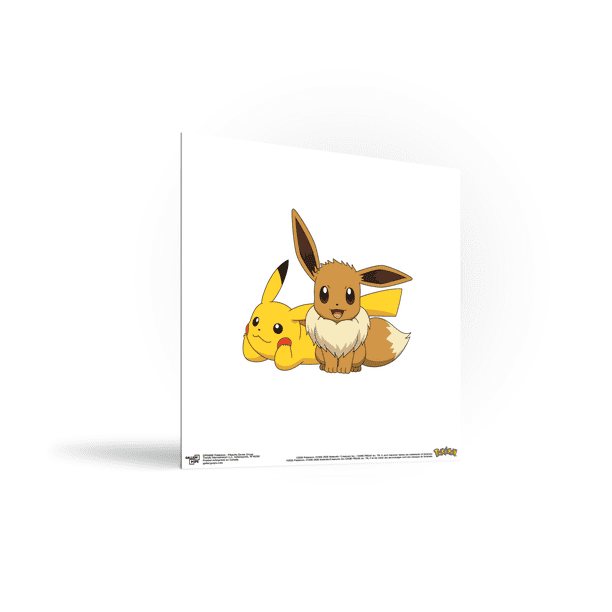 Gallery Pops Pokémon - Pikachu Eevee Group Wall Art, Unframed