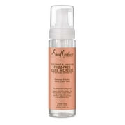 SheaMoisture Frizz Free Curly Hair Styling Mousse with Silk Protein and Neem Oil, 7.5 fl oz