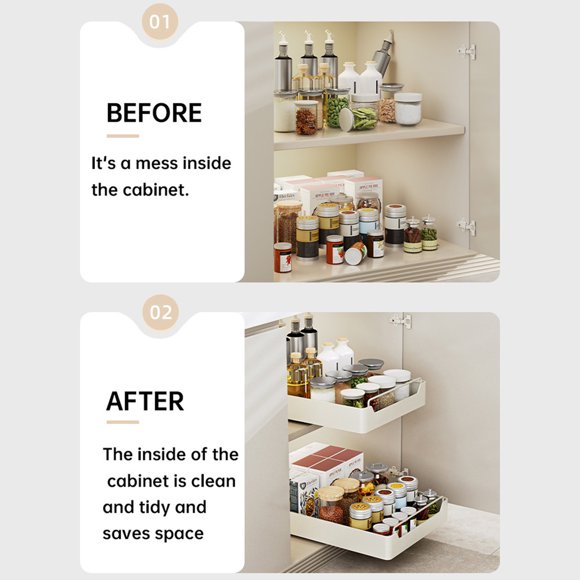 maskred Restaurant Sink Organizers Storage Heavy Duty Pull Out Free Matching Out Cabinet