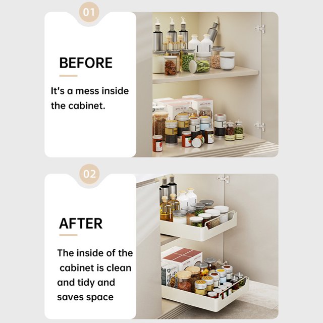 maskred Restaurant Sink Organizers Storage Heavy Duty Pull Out Free Matching Out Cabinet