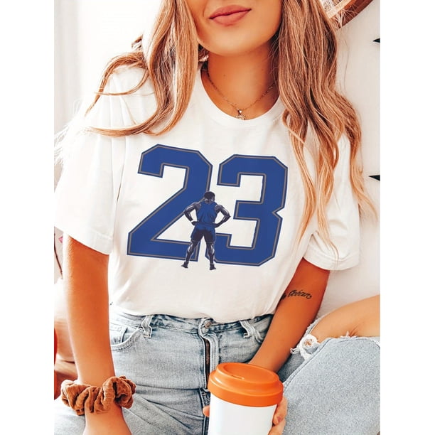 Athlete with number 23 women's comfit t-shirt Tee For Adult, Men, Women, Teen, Teenager, Adolescent, Youth