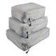thumbnail image 5 of Organizador de equipaje tipo cubo, bolsas de aseo comprimibles, plegables y ligeras. Gris, 5 of 6