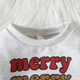thumbnail image 5 of URMAGIC Toddler Baby Christmas Outfit Boy Girl Letter Sweatshirt Crewneck Pullover Sweater Long Sleeve Shirt Fall Clothes 0-3 Years, 5 of 8