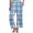 Light Blue, variant on Toddler Girls Pants Plaid Print Long Pants Sleepwear Nightwear Stylish Loungewear Size 3-4T ,Blue