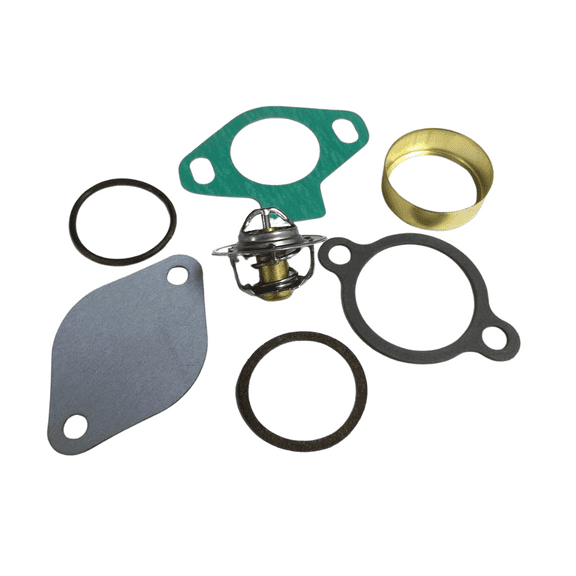 Thermostat Kit with Sleeve Replacement for MerCruiser V6 and V8 Engines 4.3, 5.0, 5.7, 7.4, 8.2L - 18-3668, 23-47508T, 807252Q4 by FASWORX