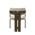 thumbnail image 6 of Miekor Furniture Destin Light Gray Polished Microfiber & Walnut Finish Side Chair (Set of 1) 60303, 6 of 6