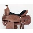 thumbnail image 3 of 16 In Western Horse Saddle Genuine Leather Trail Roping Ranch Tack Set Comfytack, 3 of 8