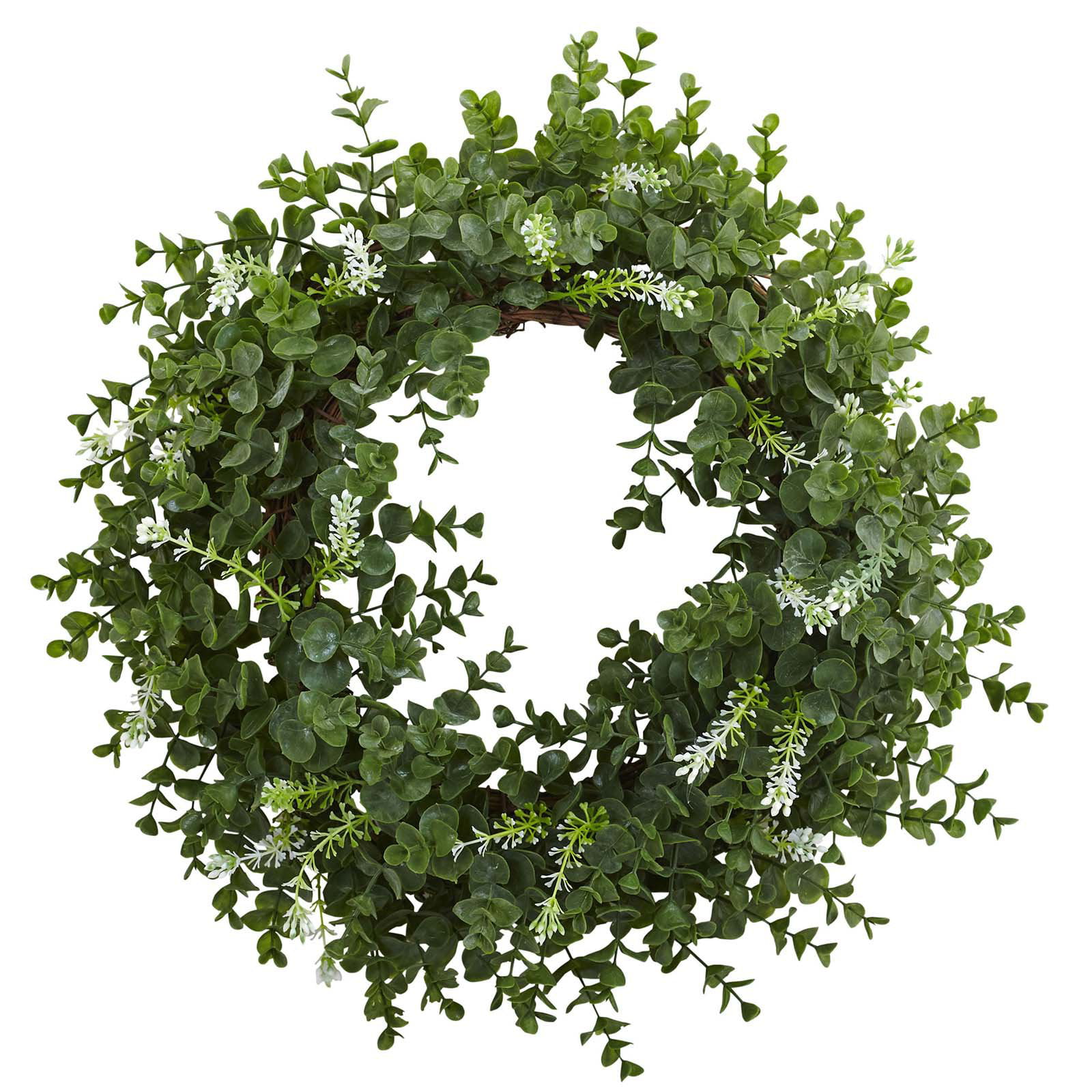 Details about   Portable Soft Eucalyptus Wreath For Door Wall Christmas Decoration 46cm 