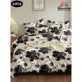 thumbnail image 1 of Ensemble de Housse de Couette à Imprimé Floral Lavande de 2/3 Pcs - Microfibre Ultra-Douce, Literie de Luxe Hôtelier, Résistant à la Décoloration, Parfait pour Dortoir, Maison, Cadeau - Tailles Jumeau à Super Très Grand, 1 of 8