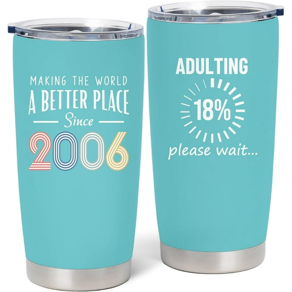 18th Birthday Gifts for Girls, 18 Year Old Girl Birthday Gifts, Birthday Gifts for 18 Year Old Girl, 18 Yr Old Girl Birthday Gifts, Gifts for Turning 18 Tumbler 20oz