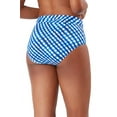 thumbnail image 3 of Tommy Bahama AZURE BLUE Harbour Island High-Waist Bikini Swim Bottom, US X-Small, 3 of 3