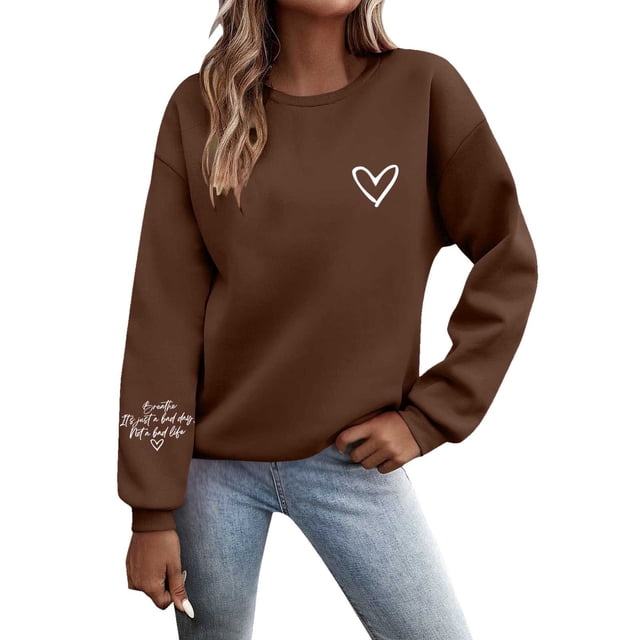 Chandail à Capuche Imprimé à Col Rond pour Femmes, Chandail Décontracté, Veste Athlétique à Fermeture Éclair Frontale, Chandails en Molleton Confortables, Veste à Capuche Fine pour Femmes, Haut d'Automne Lourd