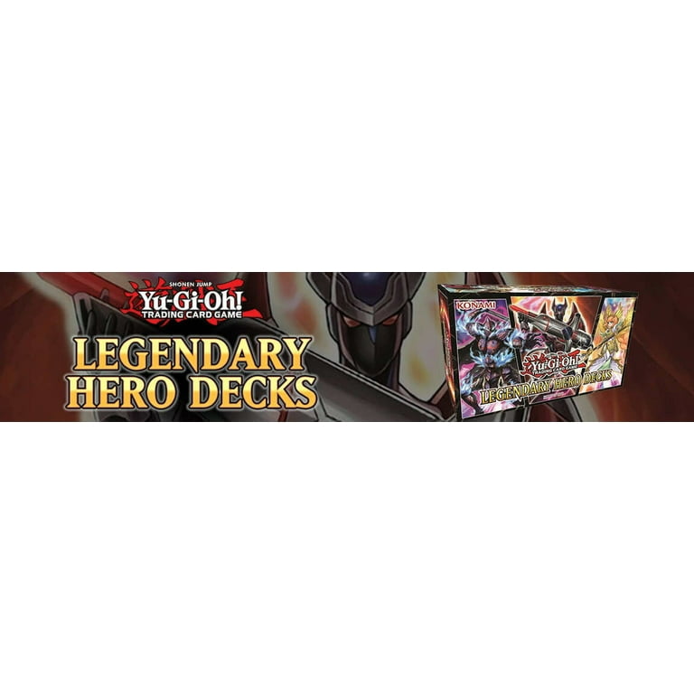 Yu-Gi-Oh! Legendary Hero Decks Trading Cards - 150 Cards with 5