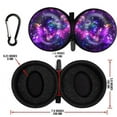thumbnail image 3 of WIRESTER 3.94" Travel Watch Case Single Storage Box for Wristwatches & Smart Watches - Purple Nebula Galaxy, 3 of 6