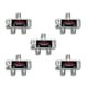 thumbnail image 1 of Antronix CMC2002H 2-Way-(5) Pack Divisor Horizontal (2) -3.5db Puertos 5-1002 MHz, 1 of 5
