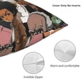 thumbnail image 5 of The Boondocks Square Pillow Case Pillow Holder Soft Decorative Pillow Sham Cushion Cases Pillowcase 12"X12", 5 of 7