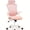 Pink, variant on Mesh Ergonomic Office Computer Desk Chair Flip-up Arms Adjustable Headrests Comfortable Lumbar Support For Home Office