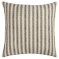 thumbnail image 3 of Rizzy Home Ticking Stripe 20" x 20" Down Pillow with Cotton Cover-Gray/Natural, 3 of 5