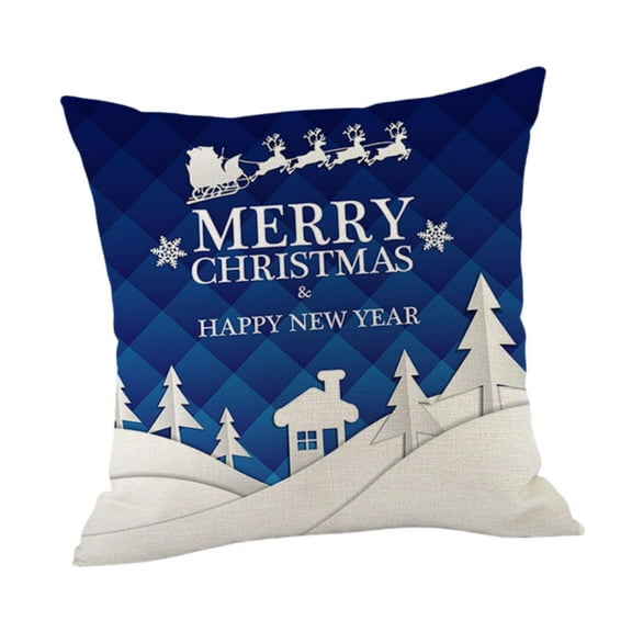 yotijay Christmas Pillow Cover 17.72inch Square Cover Living Room Throw Pillow Cover B