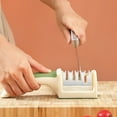 thumbnail image 4 of Knife Sharpener Handheld Sharpening Stone Portable 3/4 Stage Kitchen Accessories, 4 of 8