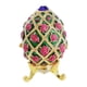 thumbnail image 1 of Decorativo Cristal Flor Oro Huevo Caja de Baratija Caja de Joyería Decoración de Pascua Hogar Coleccionables, 1 of 9
