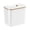21cm, variant on Wall Mounted Kitchen Compost Bin with Lid 7L Capacity for Food Scraps Odor Free and Space Saving White