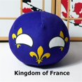 thumbnail image 2 of Polandall Muñeco de Peluche Countryball Portátil de Peluche de Peluche National Ball Bandera de Peluche Pollyies for Gift 20cm (Color : Kingdom of France, Height : 20CM) Kingdom of France 20CM Kingdom of Xishao Juguetes, 2 of 2