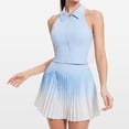 thumbnail image 3 of Top-kevin Women Two Piece Tennis Skirt Set Pleated Golf OutfitsTravel Dress with Shorts, 3 of 5