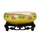 thumbnail image 1 of Maceta de florero de cerámica con soporte | Maceta de bonsái hidropónico para interiores y exteriores | Diseño chino | Base robusta | Plantas a base de agua | Decoración de jardín de oficina |, 1 of 5