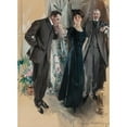 thumbnail image 2 of Howard Chandler Christy 11x14 Gold Ornate Wood Frame and Double Matted Museum Art Print Titled - The Suitors (1910), 2 of 4