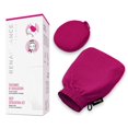 thumbnail image 1 of Renaissance Glove a body Exfoliating Mitt con accesorio para fregar la cara de Daniele Henkel - Vegano, más eficaz y resistente que un cepillo de lufa o una esponja de baño - natural (Royal Magenta), 1 of 5