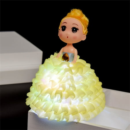 

Luckinbaby Night Light Colorful Princess Doll Desktop Light Children s Gift