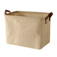 thumbnail image 1 of AMERTEER Foldable Storage Bin Basket Set  Canvas Fabric Collapsible Organizer With Handles Storage Cube Box For Home Office Closet, 1 of 10