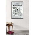 thumbnail image 2 of Disney Mickey Mouse - Black and White Steamboat Willie Wall Poster, 22.375" x 34", Framed, 2 of 2
