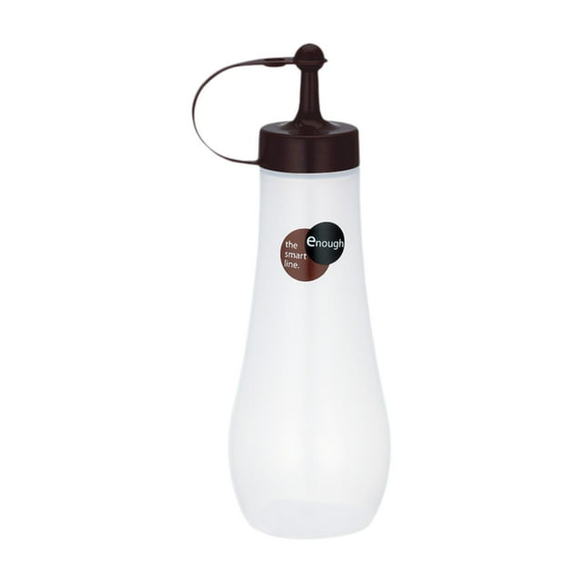 Condimador de Condimento botella recargable Compacto vacío con tapa de agujeros para restaurantes de la estación de condimentos ketchup 360 ml